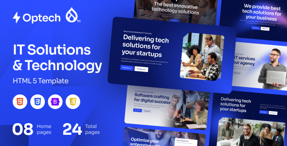 Optech - IT Solutions and Services Drupal 11 Theme